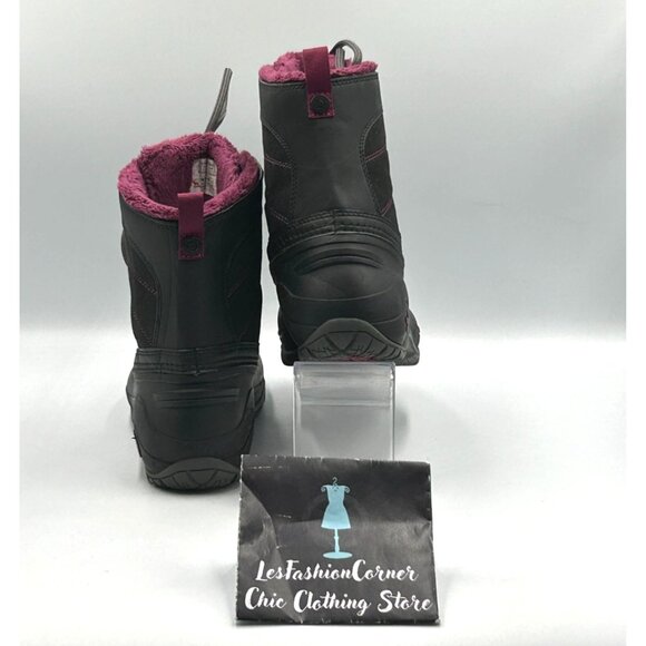 The North Face Womens Black Stormkat Cold Weather Faux Fur Lined Boots Sz 9 3009 - Picture 6 of 16